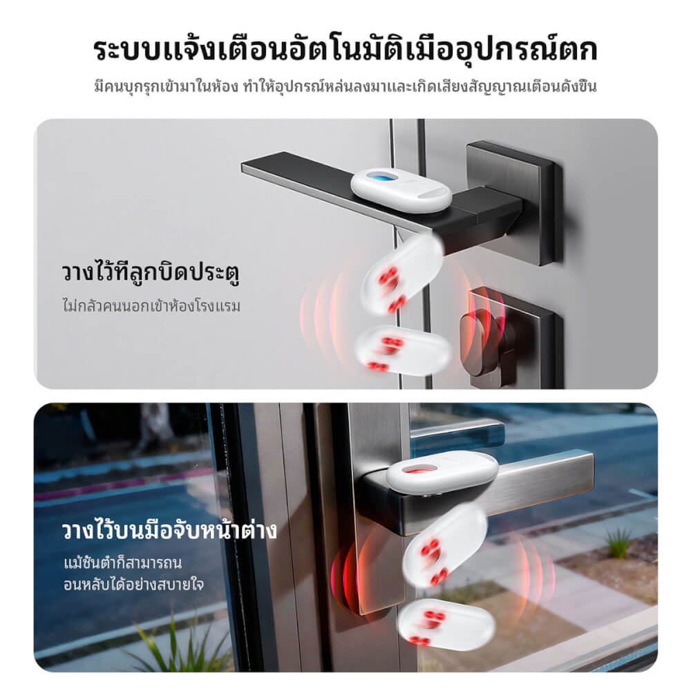 อุปกรณ์ติดตามจีพีเอสและ ตรวจจับกล้องแอบถ่าย HOCO E95 สำหรับ APPLE สีขาว